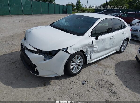 JTDBCMFE5R3050544 2024 TOYOTA COROLLA White Vista tres cuartos delantera izquierda