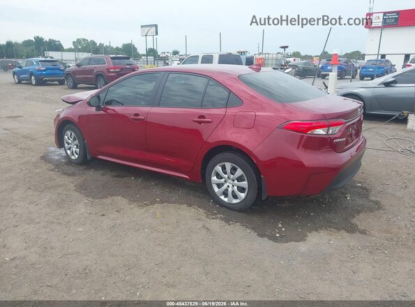 JTDBCMFE5T3124553 2026 TOYOTA COROLLA HYBRID Maroon Задня ліва чверть