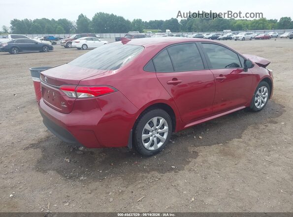 JTDBCMFE5T3124553 2026 TOYOTA COROLLA HYBRID Maroon Задня права чверть