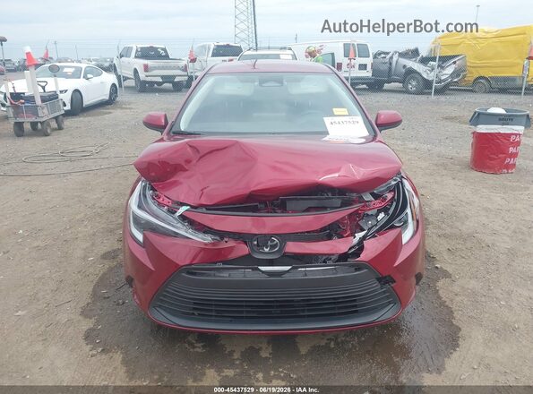 JTDBCMFE5T3124553 2026 TOYOTA COROLLA HYBRID Maroon Вид щитка приладів