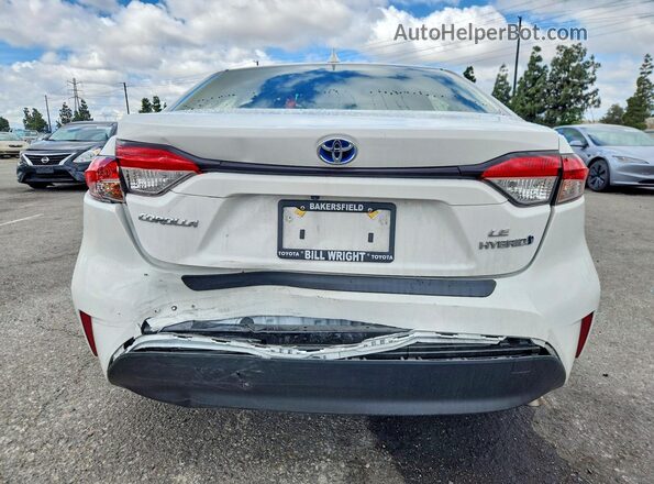 JTDBCMFE6PJ007694 2023 TOYOTA COROLLA White Հետևի տեսք