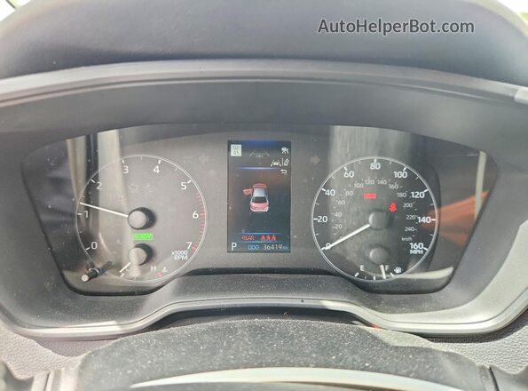 JTDBCMFE6PJ007694 2023 TOYOTA COROLLA White Սարքավորումների վահանակի տեսք