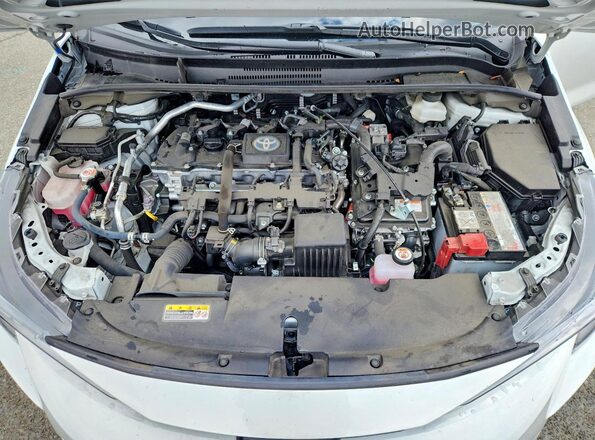 JTDBCMFE6PJ007694 2023 TOYOTA COROLLA White Սալոնի հետևի տեսք