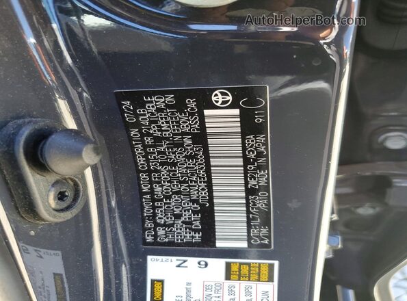 JTDBCMFE6R3066431 2024 TOYOTA COROLLA Gray 