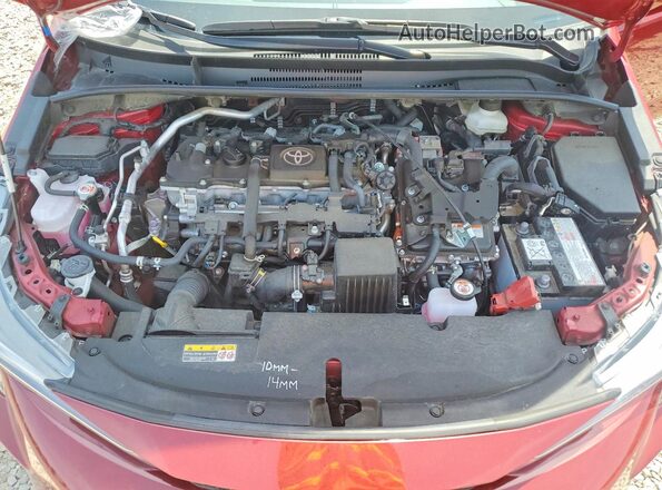 JTDBCMFE7S3087231 2025 TOYOTA COROLLA Burgundy Vista interior trasera