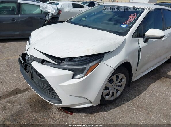 JTDBCMFE7T3138793 2026 TOYOTA COROLLA HYBRID White Դիմացի տեսք