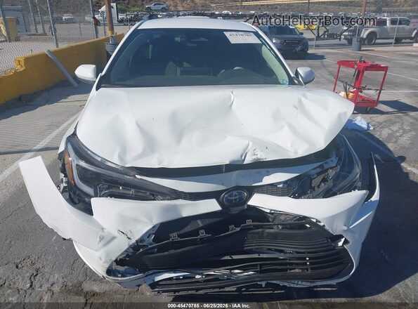 JTDBCMFE8P3004526 2023 TOYOTA COROLLA White Instrument cluster view