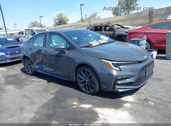 JTDBCMFE8S3078246 2025 TOYOTA COROLLA Gray Rear interior view