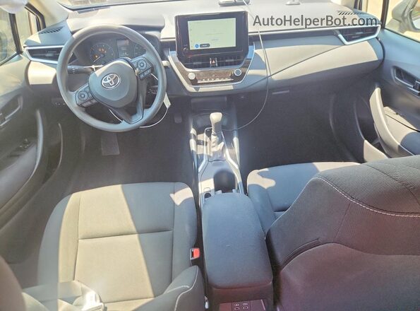 JTDBCMFE8S3099162 2025 TOYOTA COROLLA Silver Dashboard view