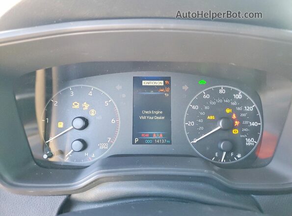 JTDBCMFE8SJ047686 2025 TOYOTA COROLLA Blue Вид щитка приладів