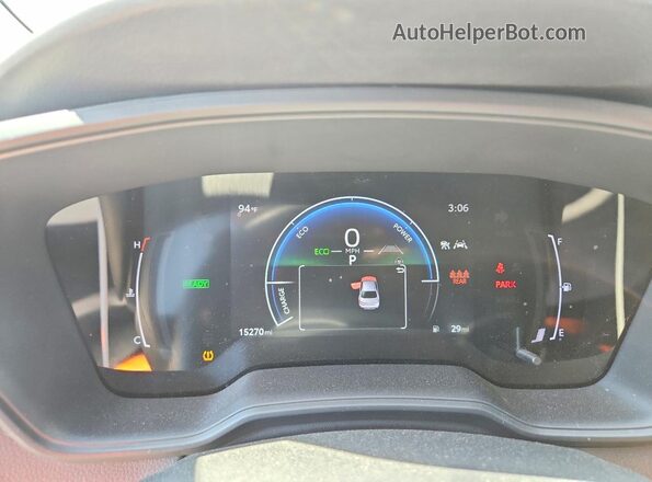 JTDBCMFE8T3113336 2026 TOYOTA COROLLA Blue Instrument cluster view