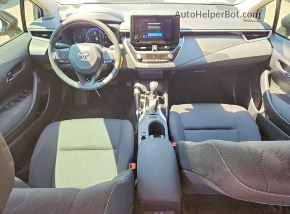 JTDBCMFE8T3113336 2026 TOYOTA COROLLA Blue Dashboard view
