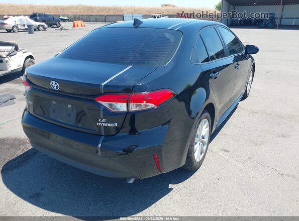 JTDBCMFE9PJ003512 2023 TOYOTA COROLLA Black უკანა მარჯვენა