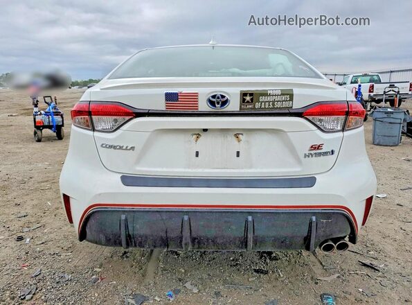 JTDBCMFEXP3026401 2023 TOYOTA COROLLA White Հետևի տեսք