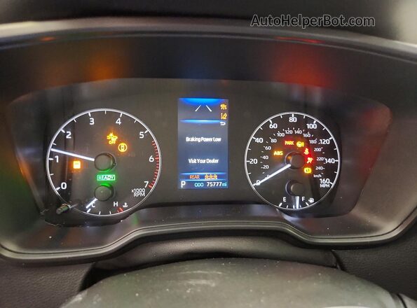 JTDBCMFEXR3044092 2024 TOYOTA COROLLA White Instrument cluster view