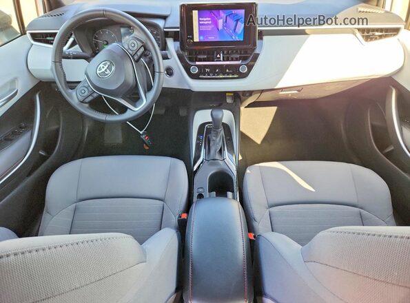 JTDBCMFEXRJ017261 2024 TOYOTA COROLLA White წინა პანელის ხედი