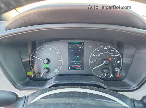 JTDBCMFEXRJ017261 2024 TOYOTA COROLLA White ხელსაწყოთა პანელის ხედი