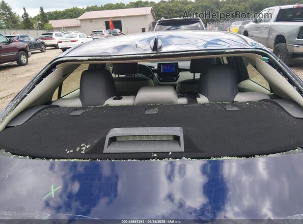 JTDBCMFEXRJ026090 2024 TOYOTA COROLLA Blue Սարքավորումների վահանակի տեսք