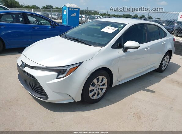 JTDBCMFEXSJ045616 2025 TOYOTA COROLLA White Առջևի ձախ երեք քառորդ տեսարան