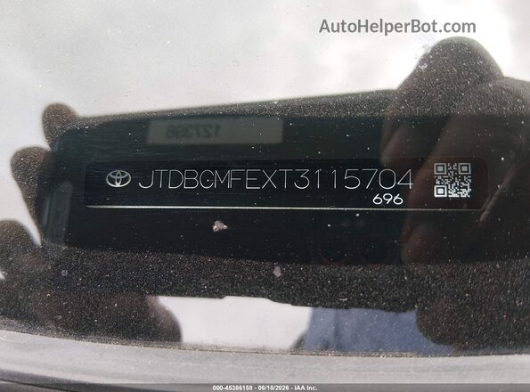 JTDBCMFEXT3115704 2026 TOYOTA COROLLA HYBRID Silver Vista del compartimento del motor