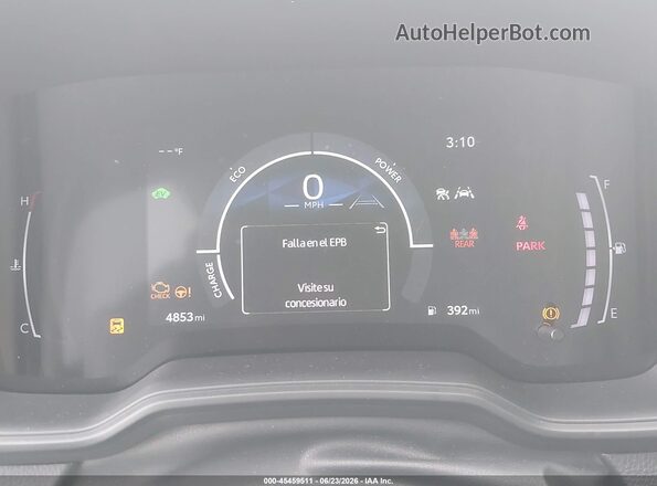 JTDBCMFEXT3142580 2026 TOYOTA COROLLA HYBRID Black Вид задніх сидінь