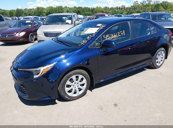 JTDBCMFEXT3148279 2026 TOYOTA COROLLA HYBRID Blue Vista tres cuartos delantera izquierda