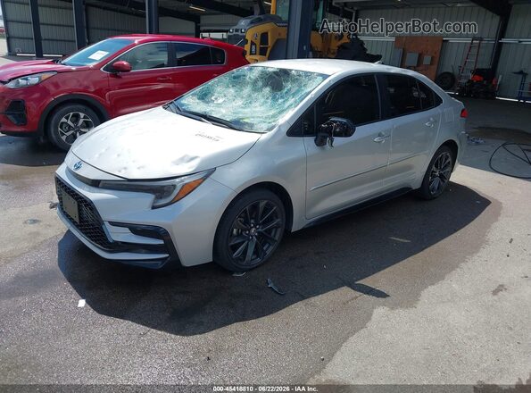 JTDBDMHE0PJ000640 2023 TOYOTA COROLLA Silver წინა მარცხენა ხედი სამი მეოთხედიდან