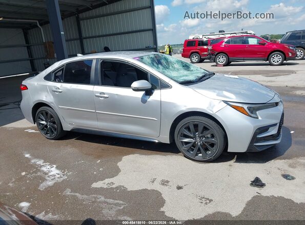 JTDBDMHE0PJ000640 2023 TOYOTA COROLLA Silver უკანა სალონის ხედი