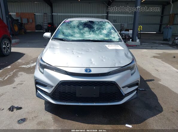 JTDBDMHE0PJ000640 2023 TOYOTA COROLLA Silver ხელსაწყოთა პანელის ხედი