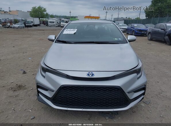 JTDBDMHE2PJ001451 2023 TOYOTA COROLLA Серебряный Вид панели приборов