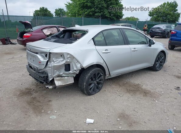 JTDBDMHE2PJ001451 2023 TOYOTA COROLLA Серебряный Задняя правая четверть