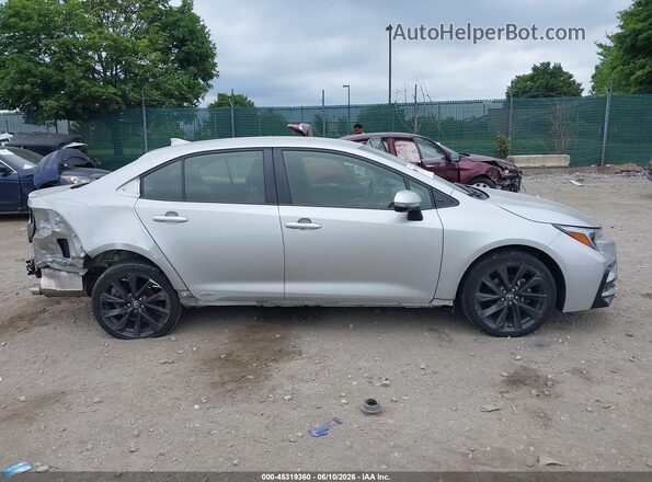 JTDBDMHE2PJ001451 2023 TOYOTA COROLLA Серебряный Вид щитка приборов