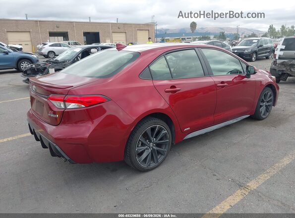 JTDBDMHE3RJ008573 2024 TOYOTA COROLLA Red Tył prawy