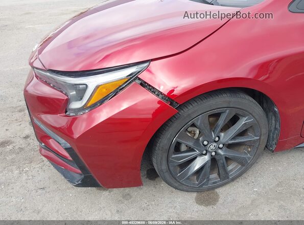 JTDBDMHE3RJ008573 2024 TOYOTA COROLLA Red Widok z przodu