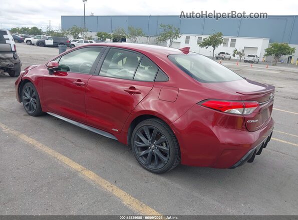 JTDBDMHE3RJ008573 2024 TOYOTA COROLLA Red Tył lewy