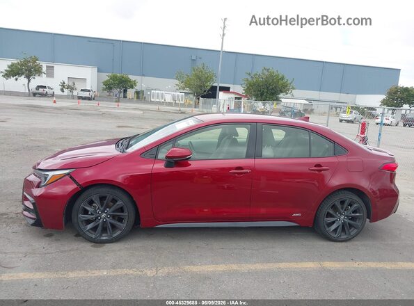 JTDBDMHE3RJ008573 2024 TOYOTA COROLLA Red Widok wnętrza 360 stopni