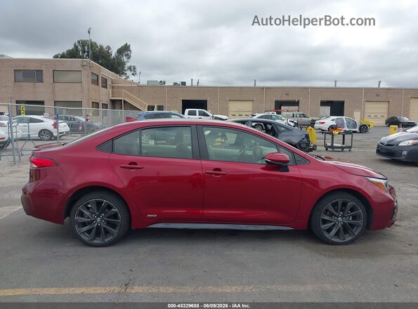JTDBDMHE3RJ008573 2024 TOYOTA COROLLA Red Widok wnętrza z tyłu