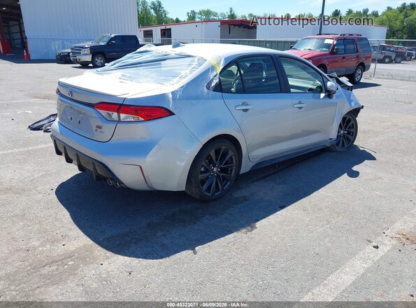 JTDBDMHE3S3020622 2025 TOYOTA COROLLA Silver Rear right