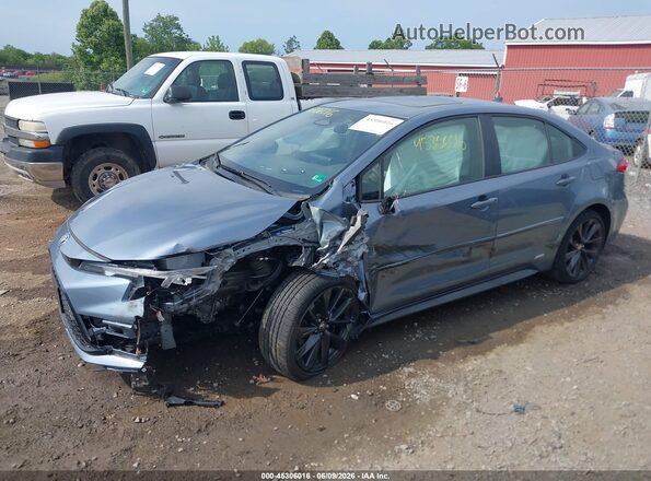 JTDBDMHE6P3001313 2023 TOYOTA COROLLA Gray Vista tres cuartos delantera izquierda
