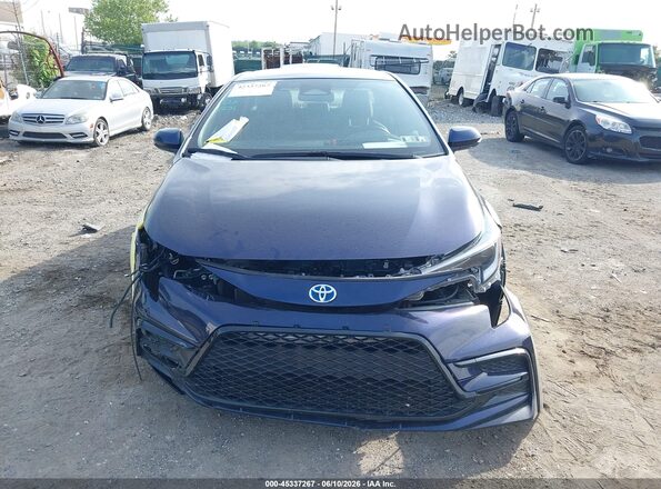 JTDBDMHE7RJ011007 2024 TOYOTA COROLLA Dark Blue Widok zestawu wskaźników