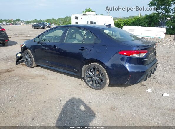 JTDBDMHE7RJ011007 2024 TOYOTA COROLLA Dark Blue Tył lewy