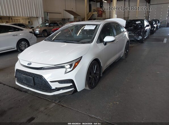 JTDBDMHE8SJ013872 2025 TOYOTA COROLLA Белый Передняя левая четверть