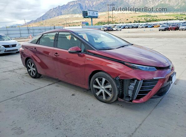 JTDBVRBD0KA007624 2019 TOYOTA MIRAI Maroon Передня права чверть
