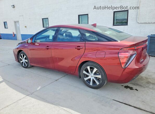 JTDBVRBD0KA007624 2019 TOYOTA MIRAI Maroon Задня ліва чверть