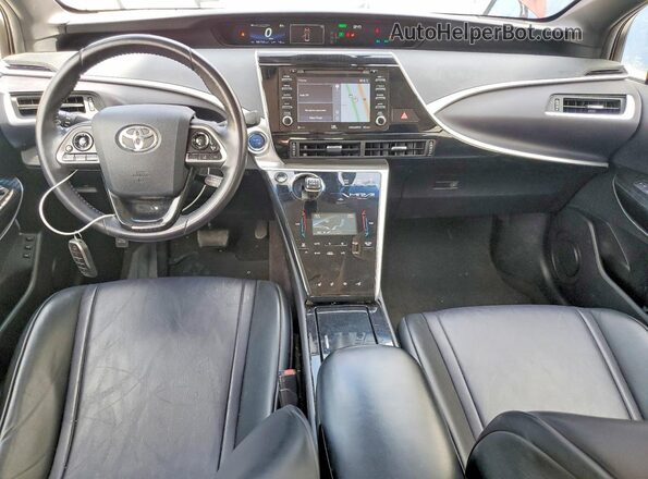 JTDBVRBD0KA007624 2019 TOYOTA MIRAI Maroon Вид панелі приладів