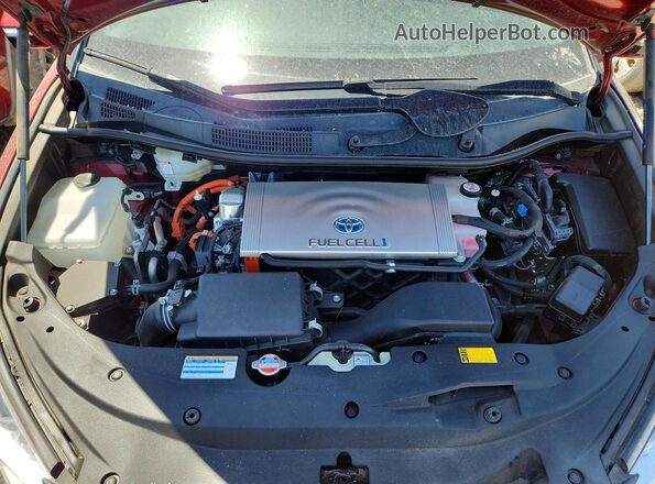 JTDBVRBD0KA007624 2019 TOYOTA MIRAI Maroon Вид задньої частини салону