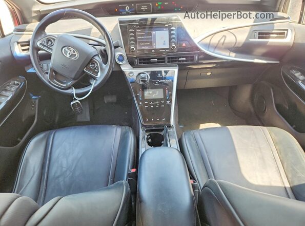 JTDBVRBD0KA007624 2019 TOYOTA MIRAI Maroon Вид панелі приладів