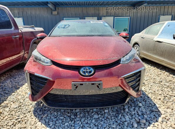 JTDBVRBD0KA007624 2019 TOYOTA MIRAI Maroon Вид спереду