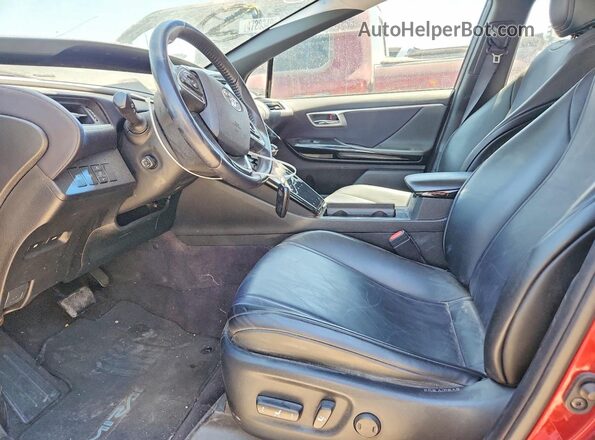 JTDBVRBD0KA007624 2019 TOYOTA MIRAI Maroon Вид салону спереду