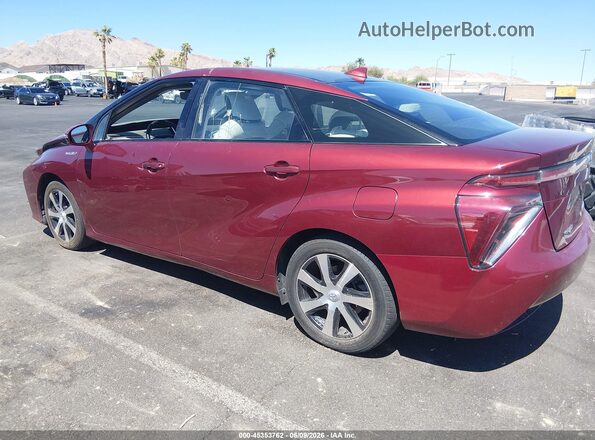 JTDBVRBD1JA005332 2018 TOYOTA MIRAI Maroon Հետևի ձախ